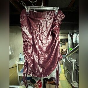 Zelie for She City Sleek Faux Leather Skirt size 2X Giveaway